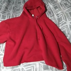 Cropped hoodie/shirt